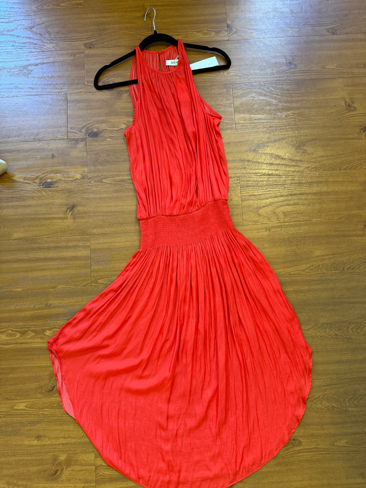Vici Do+Be satin smocked dress NWT - size large