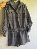 Michael Kors Houndstooth  Romper Size Small