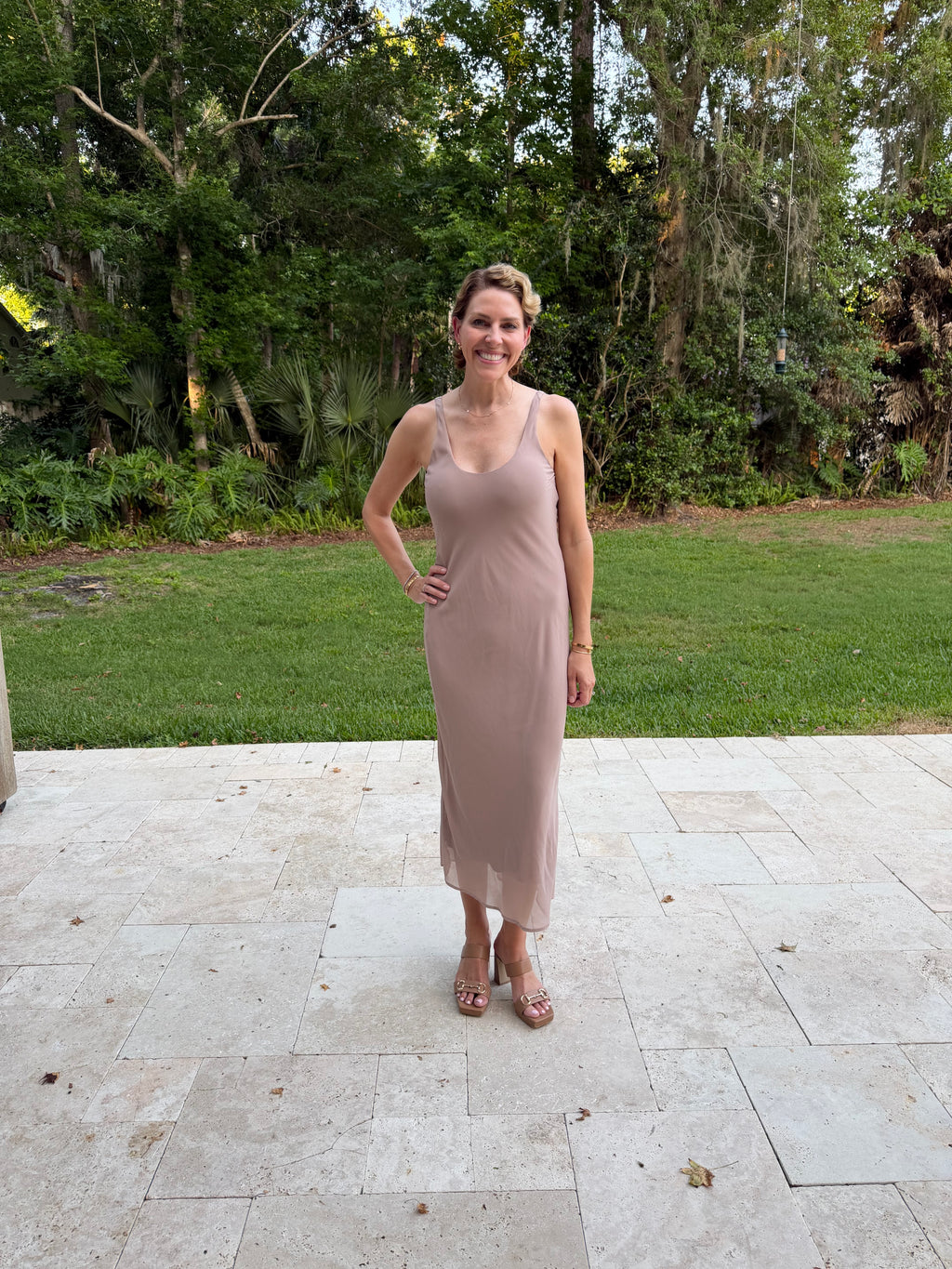 Line + Dot Midi Dress