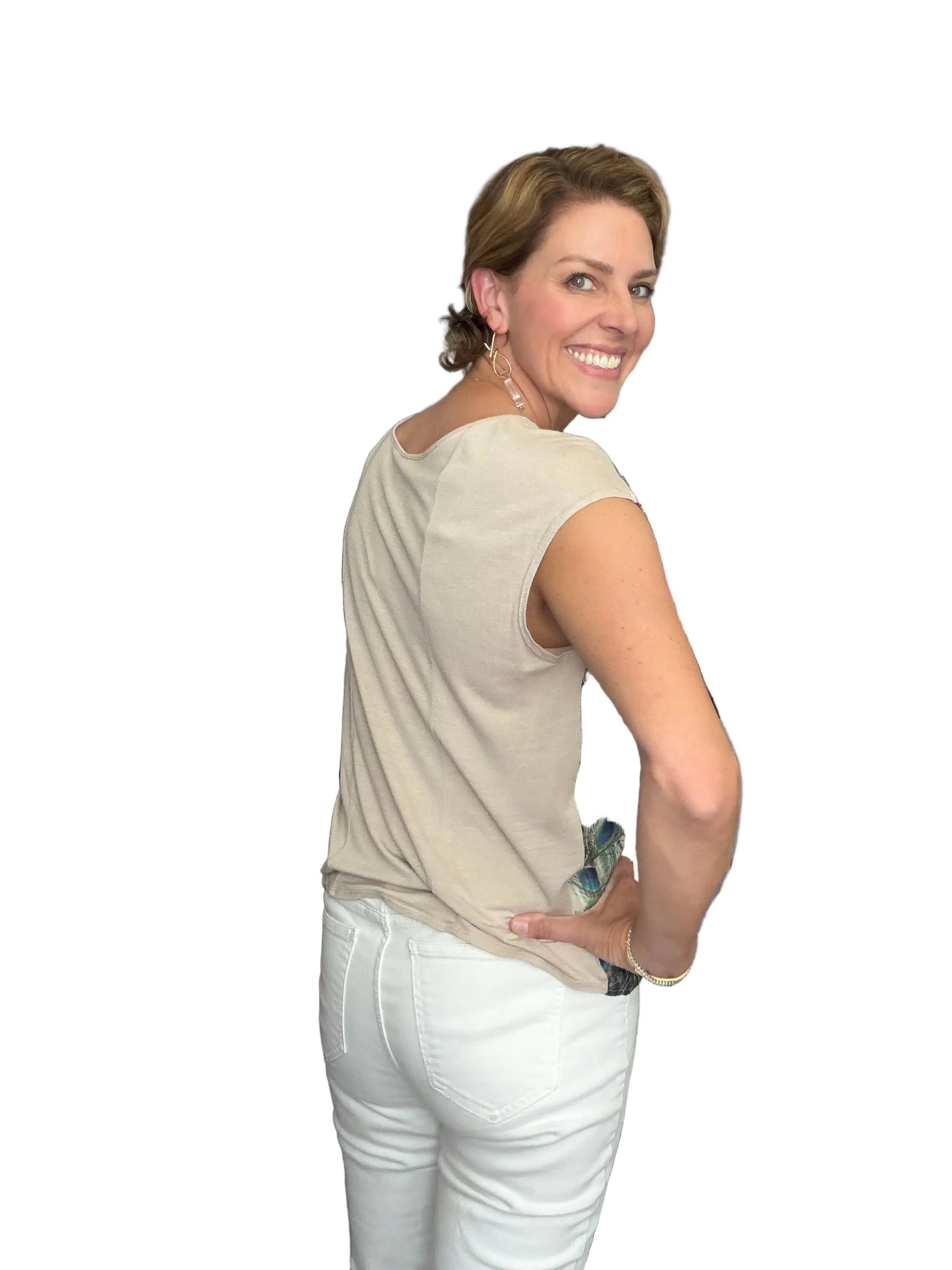 Gentle Fawn Peacock Top- size XS