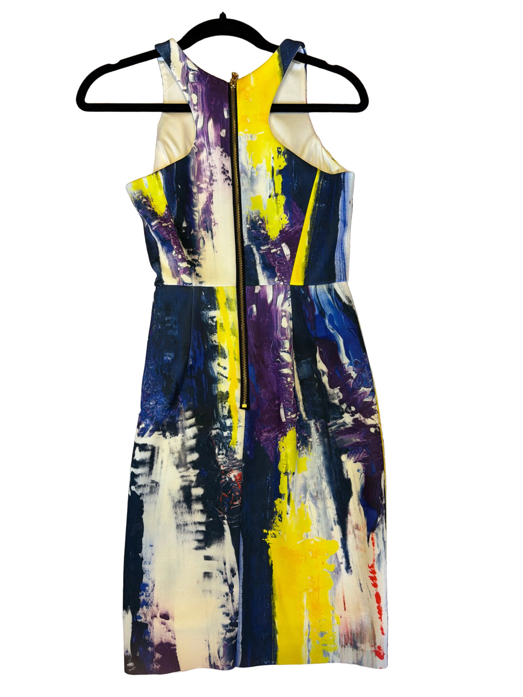 Milly graffiti print racer brack dress - size 2 ￼