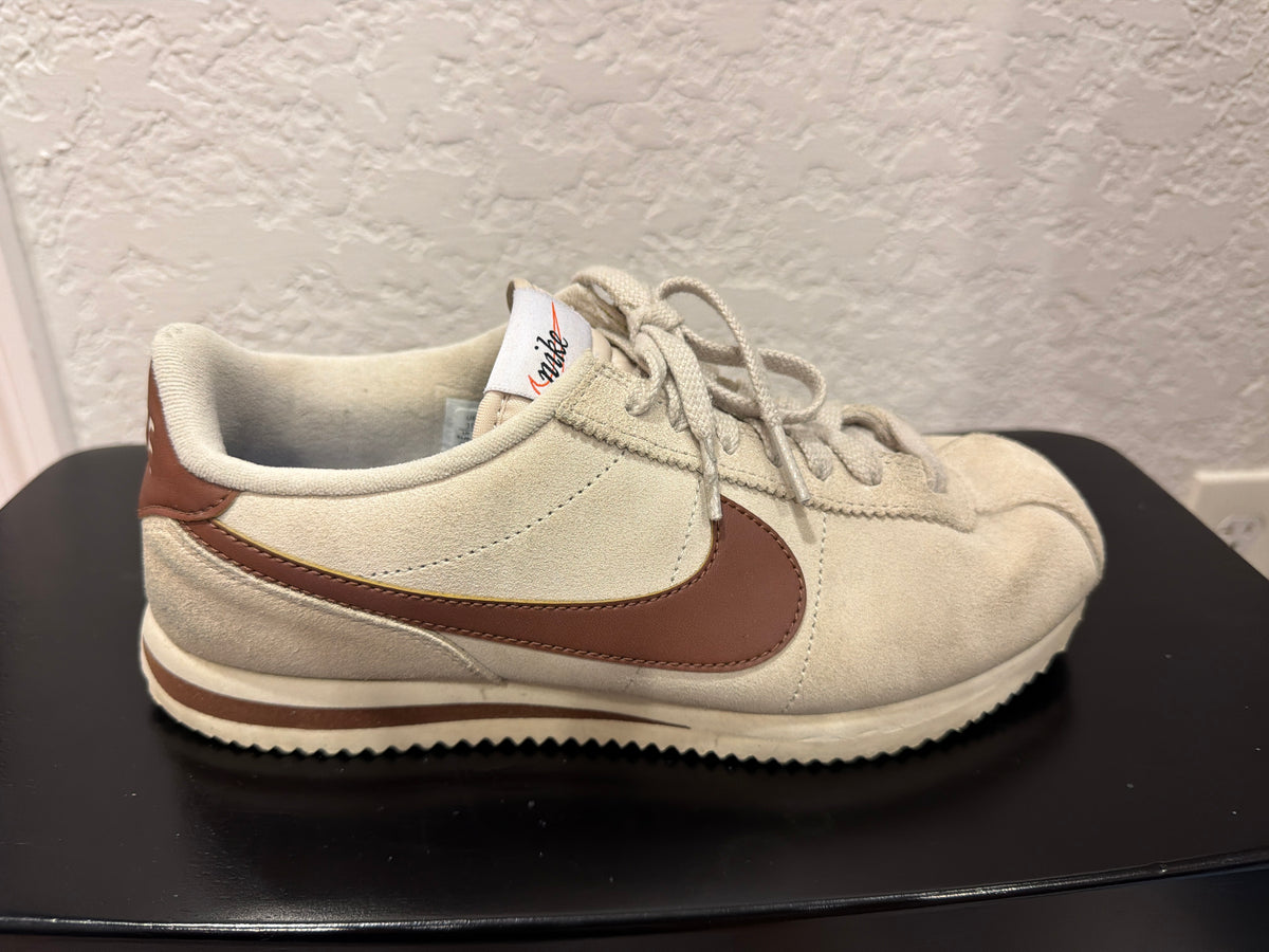 Nike Cortez in Light Orewood Brown and Fauna Brown Size 10