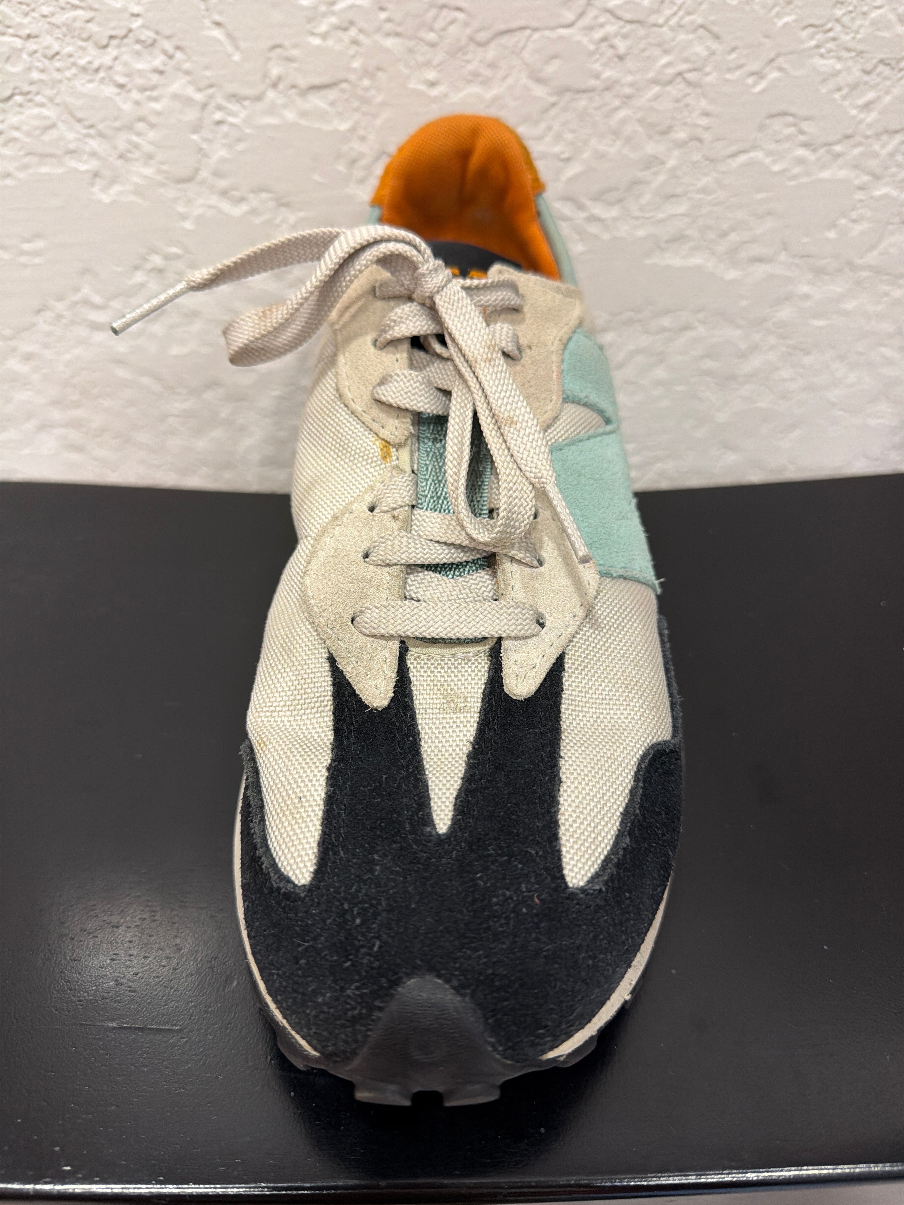 New Balance 327 Moonbeam Madras Orange Size M 8.5/ W 10