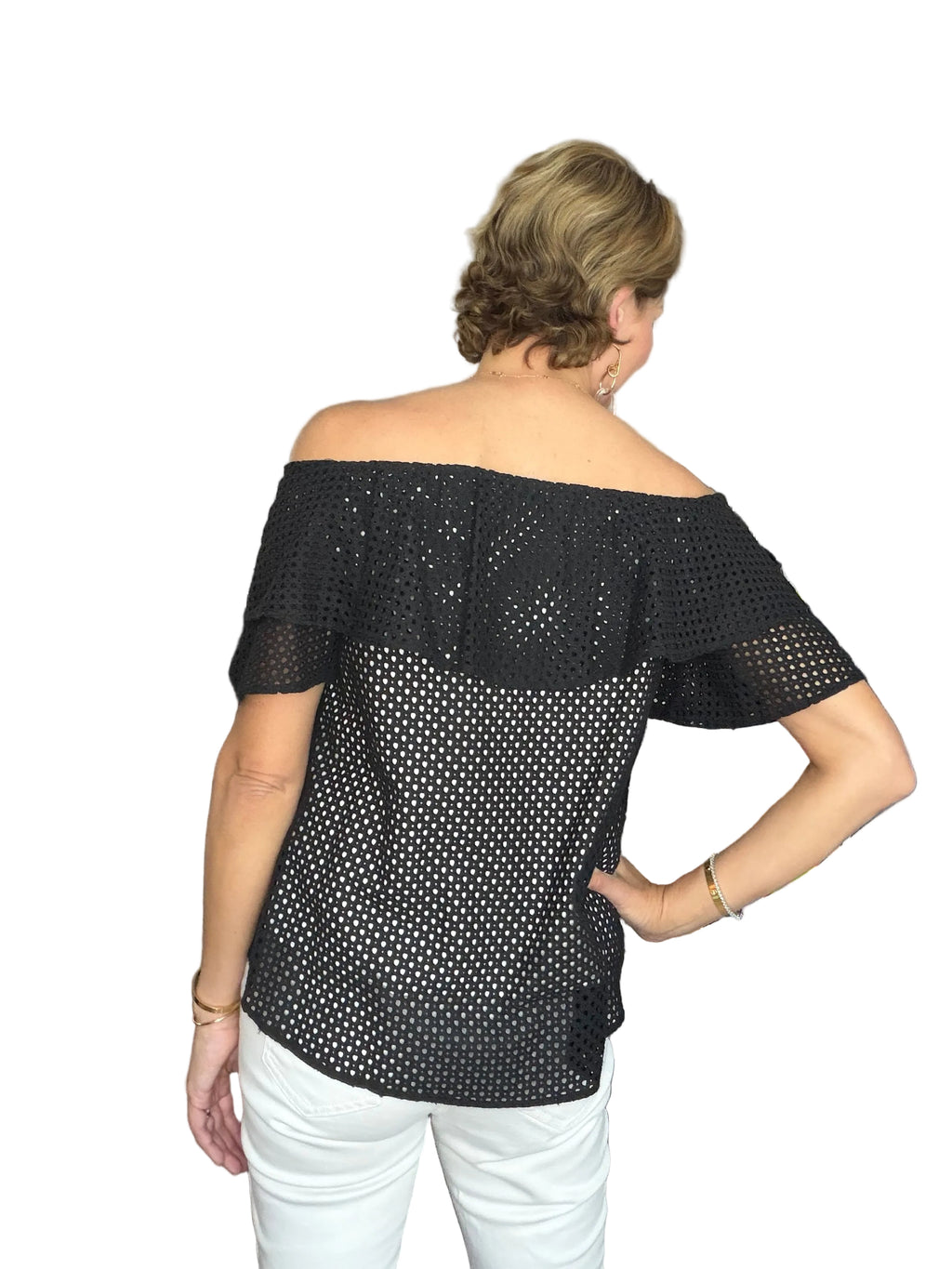 Heather Off Shoulder Top- size small
