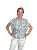 Heather Sleeveless Blouse- size medium
