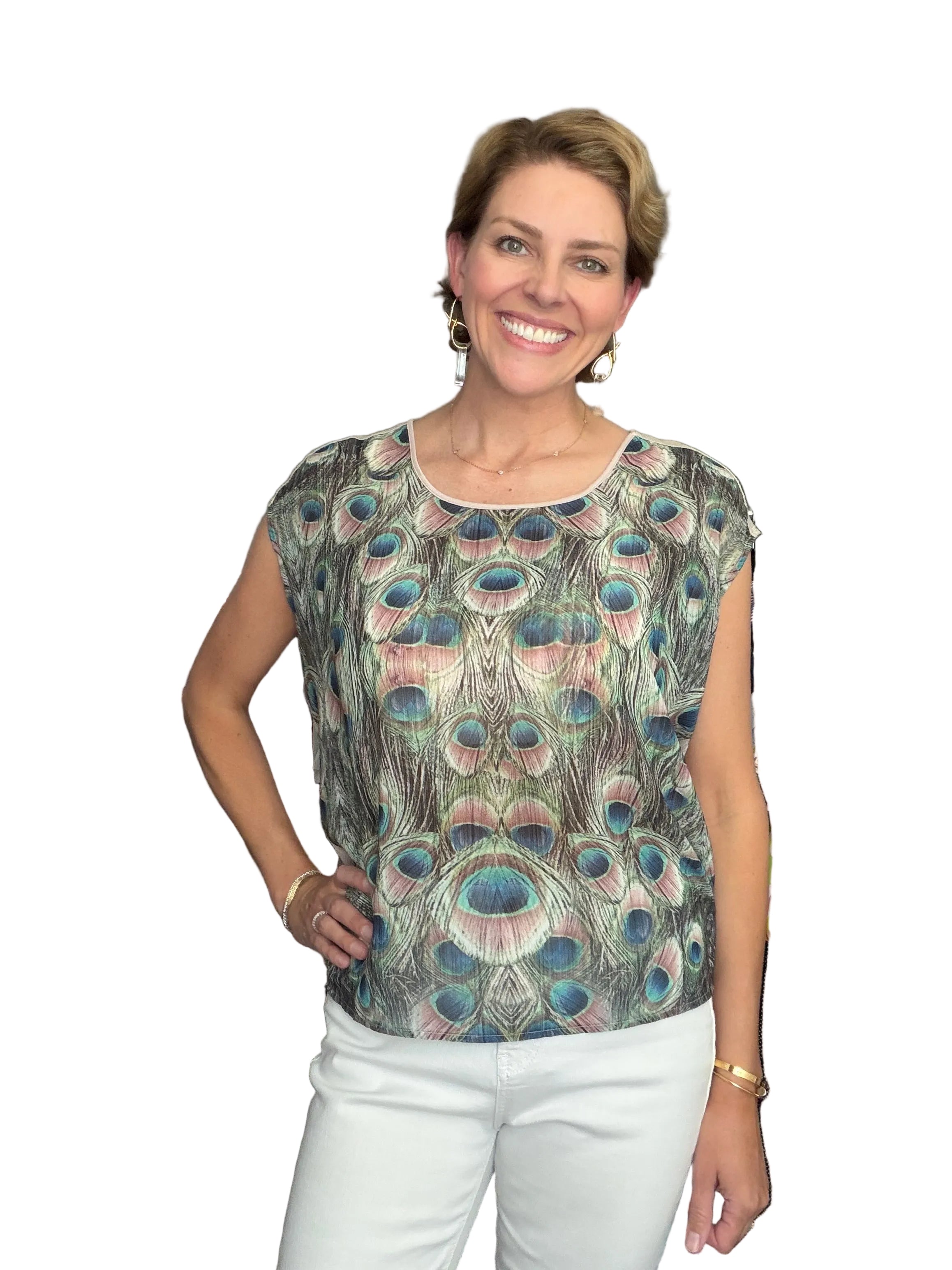 Gentle Fawn Peacock Top- size XS
