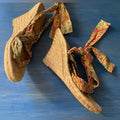 Nine West Espadrille Wedge Sandals Size 7