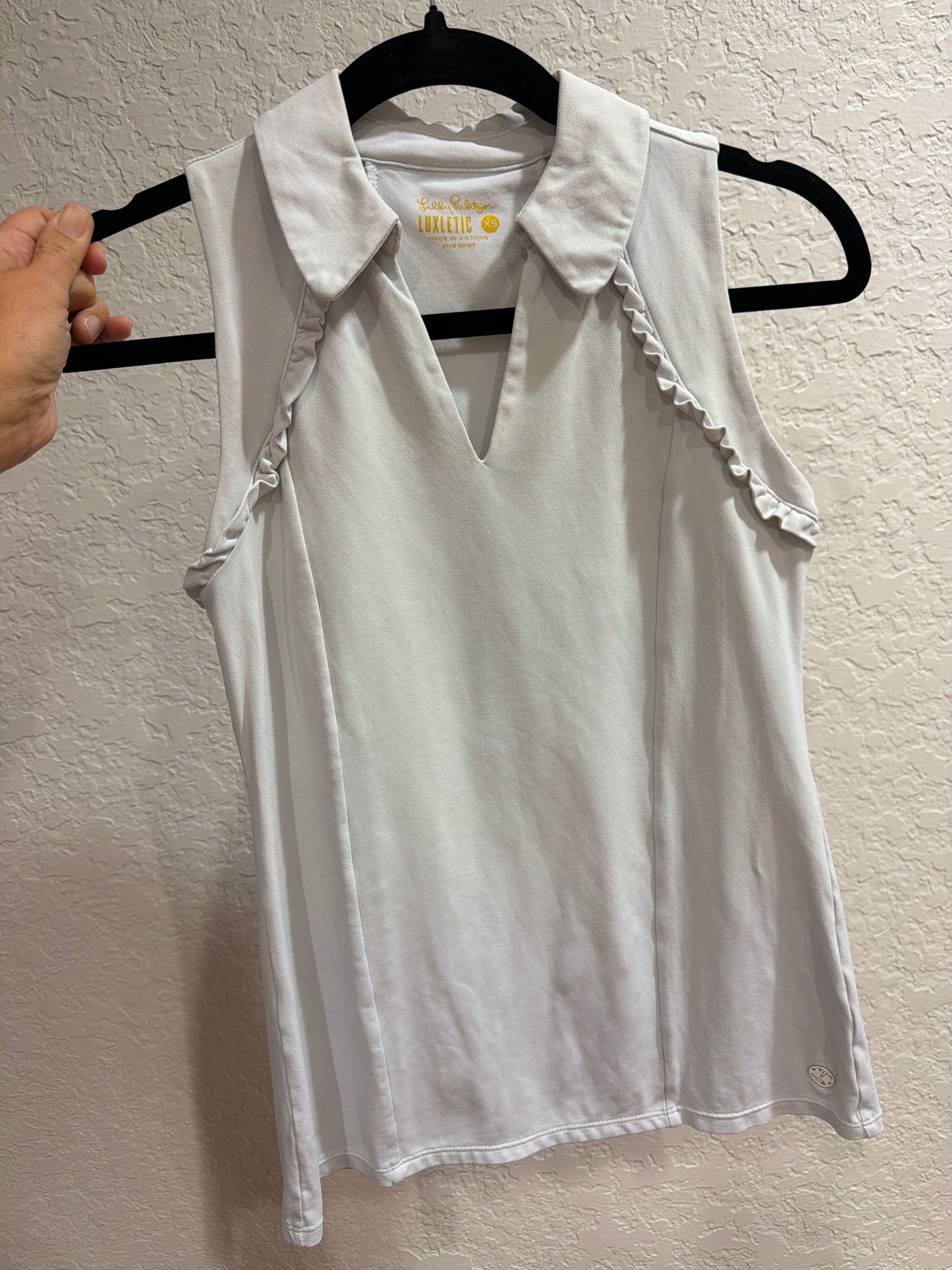 Lilly Pulitzer Luxletic Collared Tank - size XS