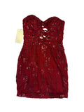 Stacees Beaded Strapless Mini Dress NWT - size 0