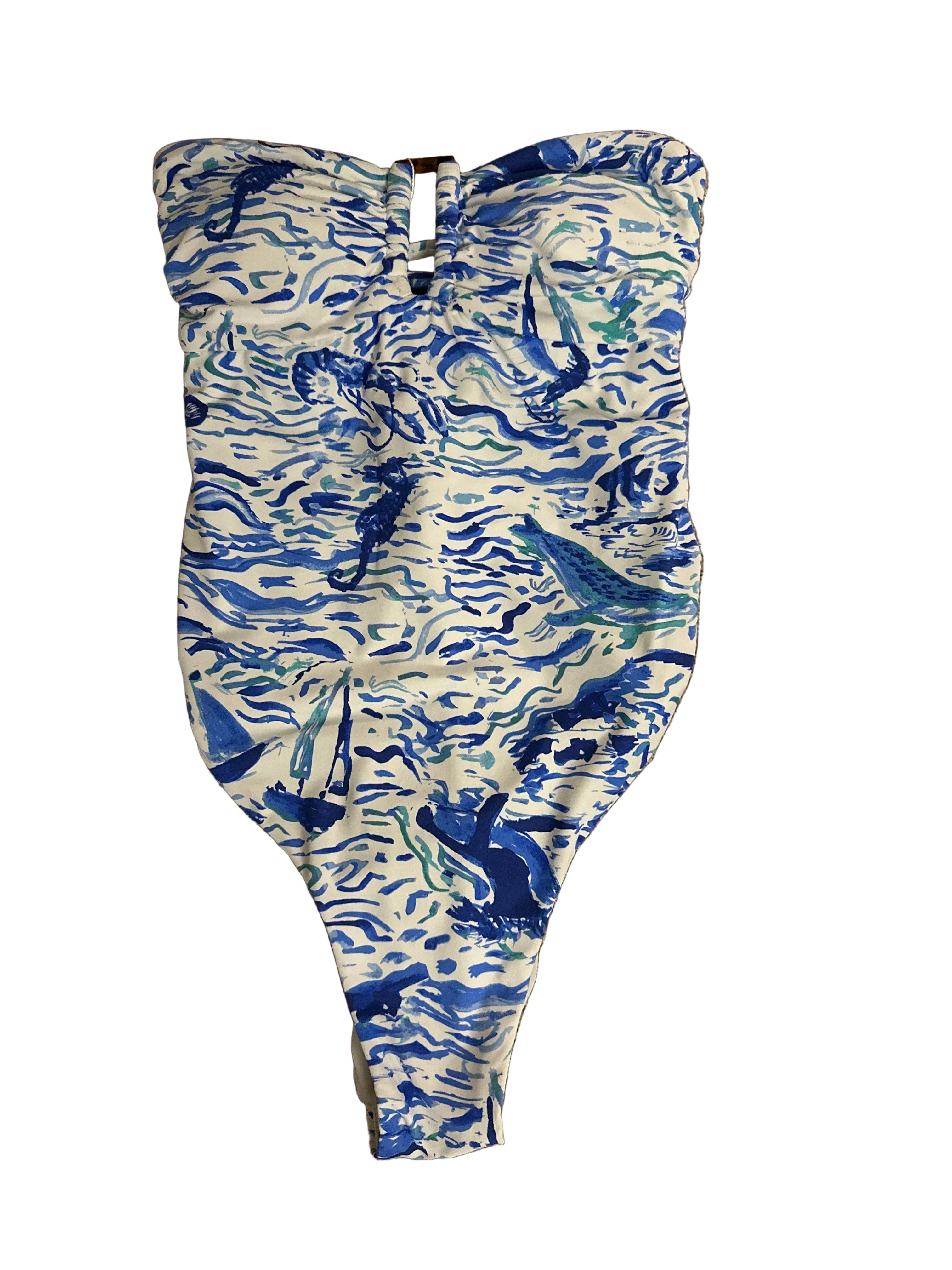 Anthropologie Maeve Strapless Swimsuit - size small