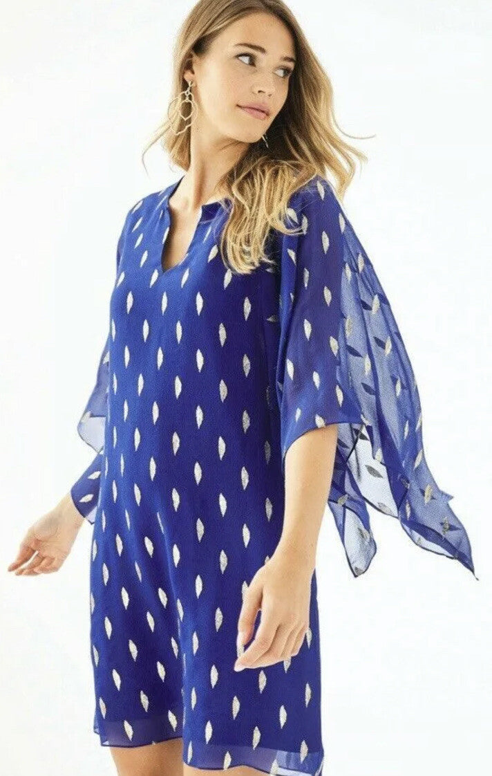 Lilly Pulitzer Shalynn Silk Caftan Dress Size 6