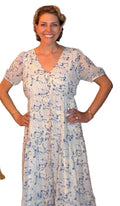 Sugar Lips - floral tiered midi dress - Medium