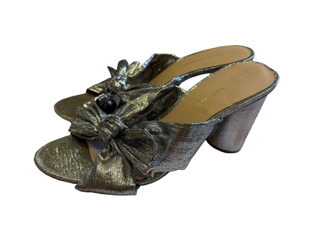 Loeffler Randall Penny Knotted Heels - size 10