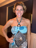 Kisses & Hugs Halter Maxi Size Small