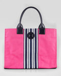 Ella Stripe Canvas Tote Bag