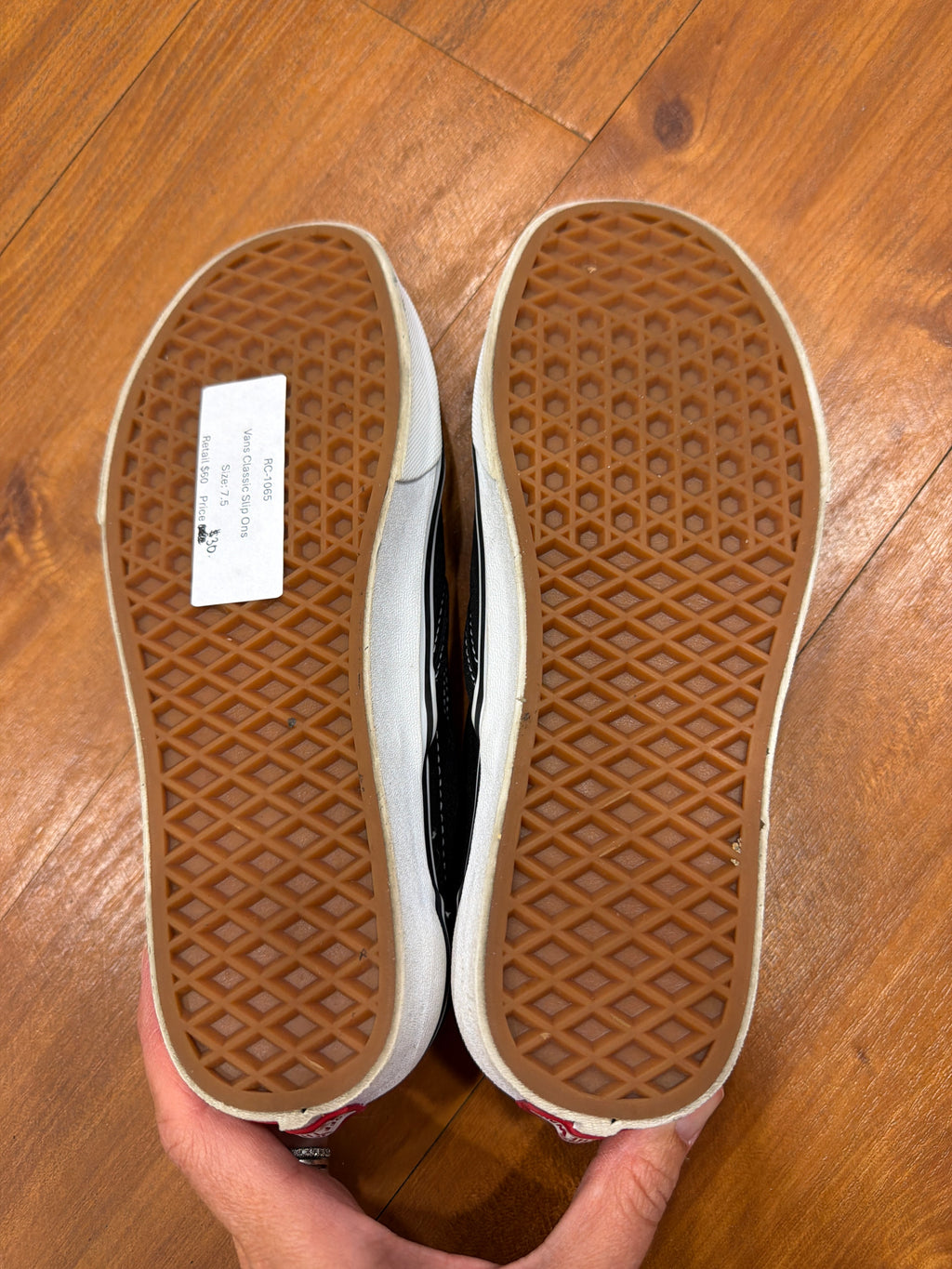Vans Classic Slip On shoes Size 7.5