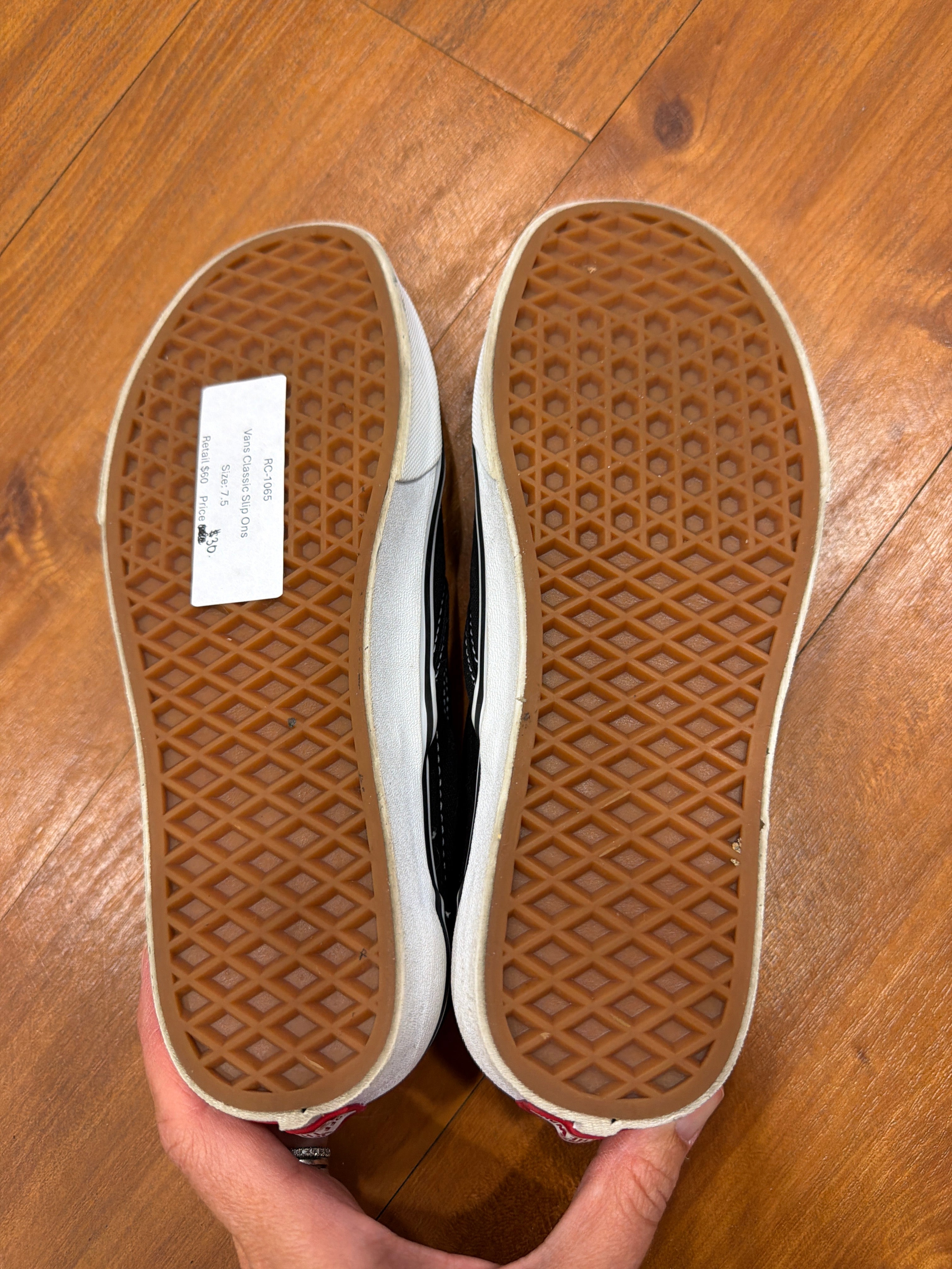 Vans Classic Slip On shoes Size 7.5
