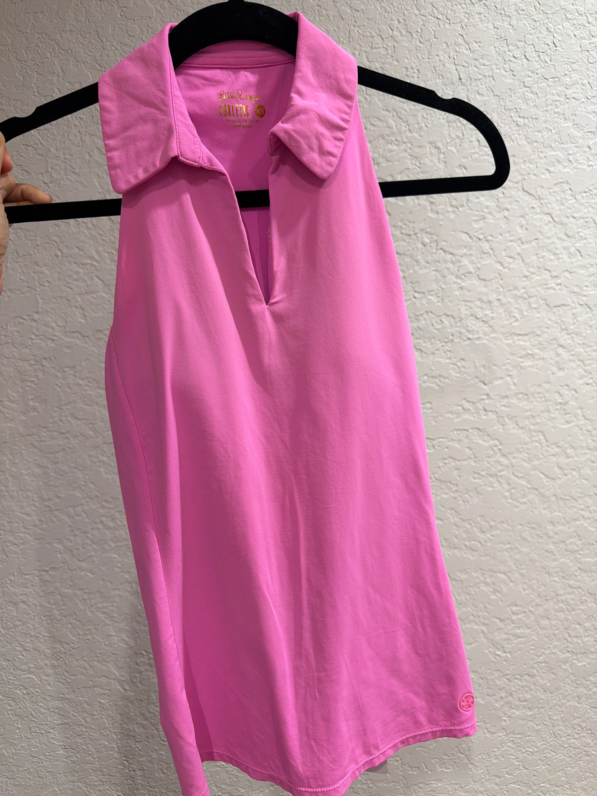 Lilly Pulitzer Luxletic Collared Tank - size XS