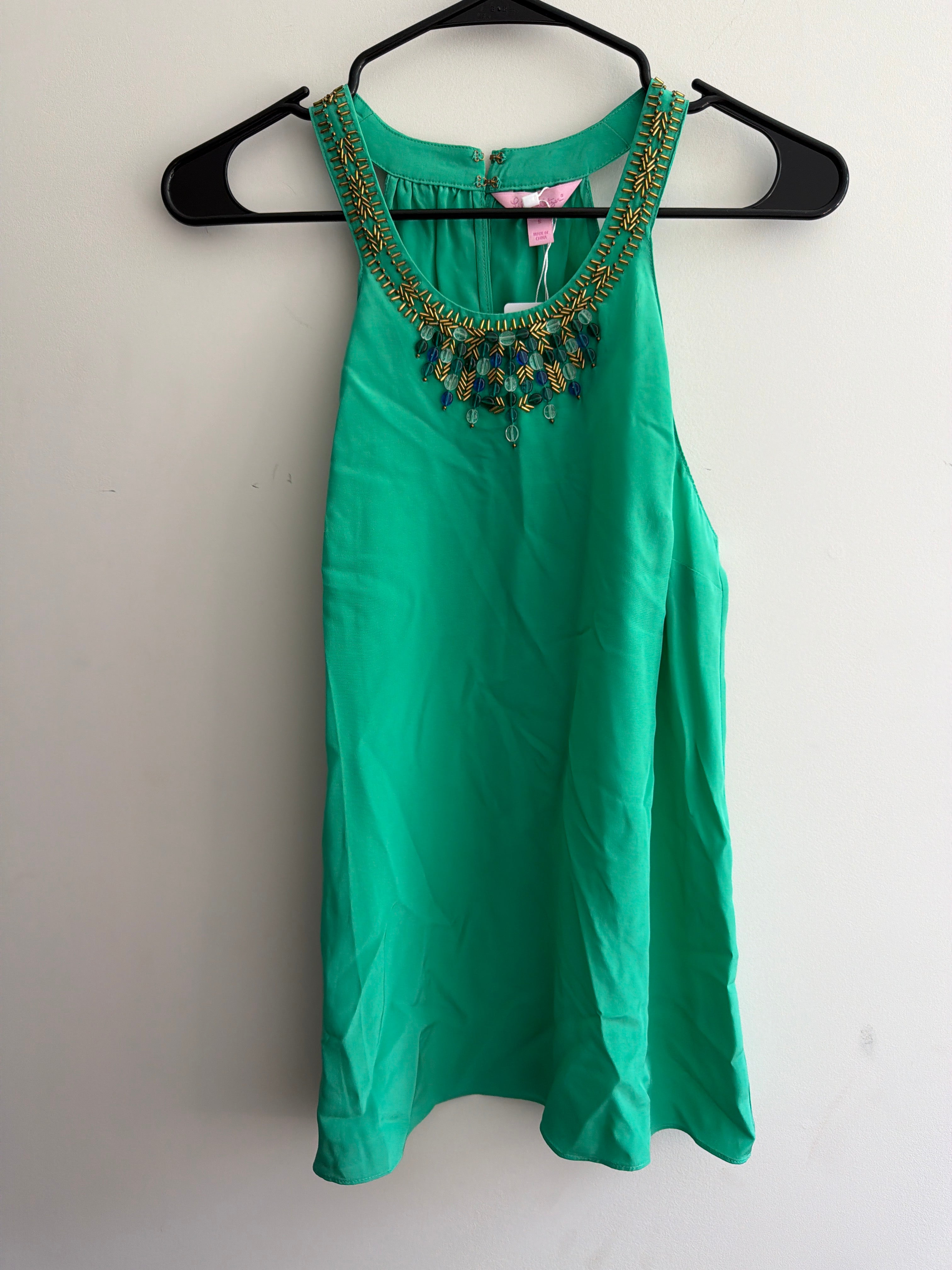 Lilly Pulitzer NWT Size Small Silk Corsica tank