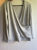 Banana Republic Reversible Wrap Long Sleeved Top
