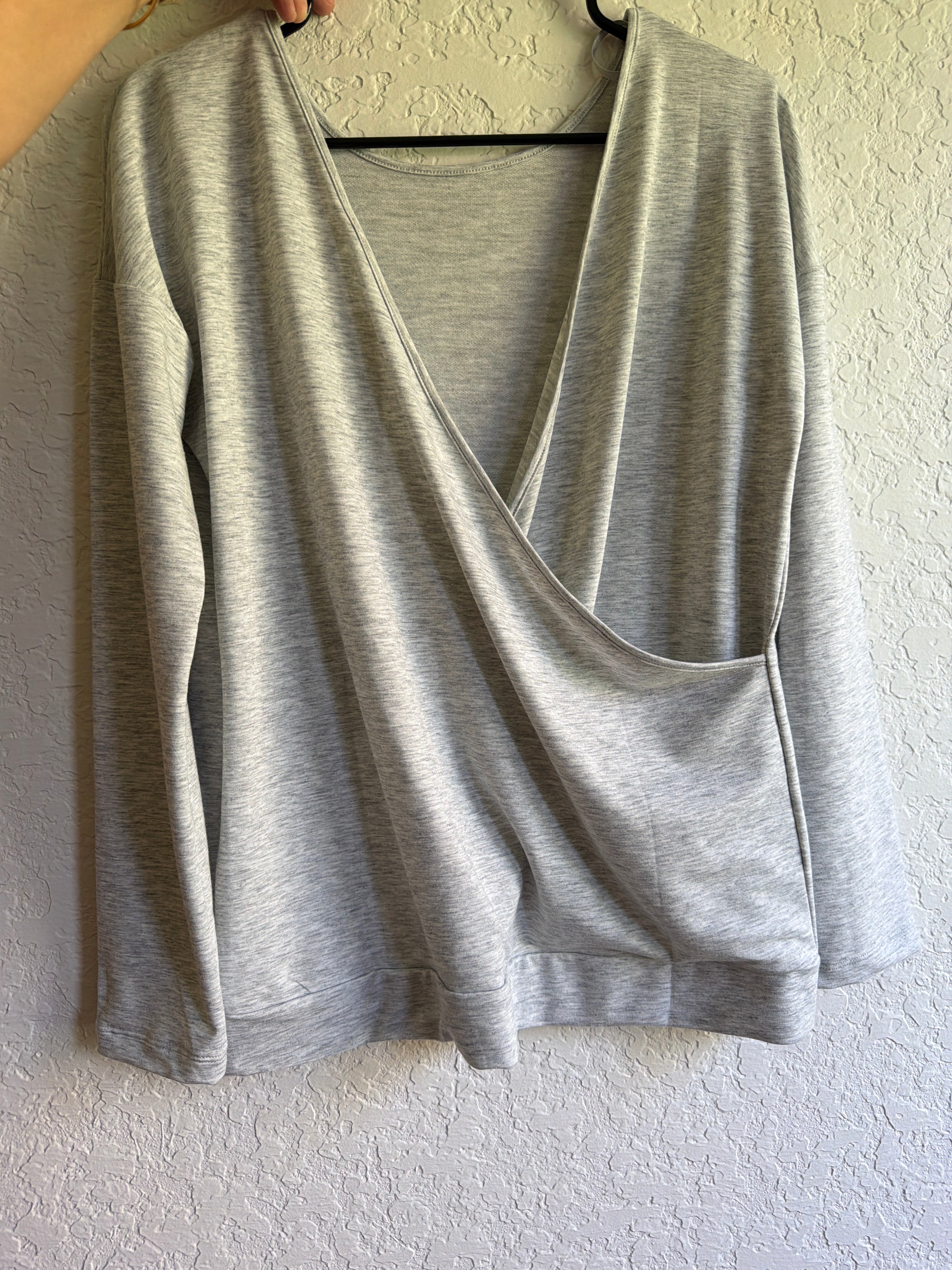 Banana Republic Reversible Wrap Long Sleeved Top