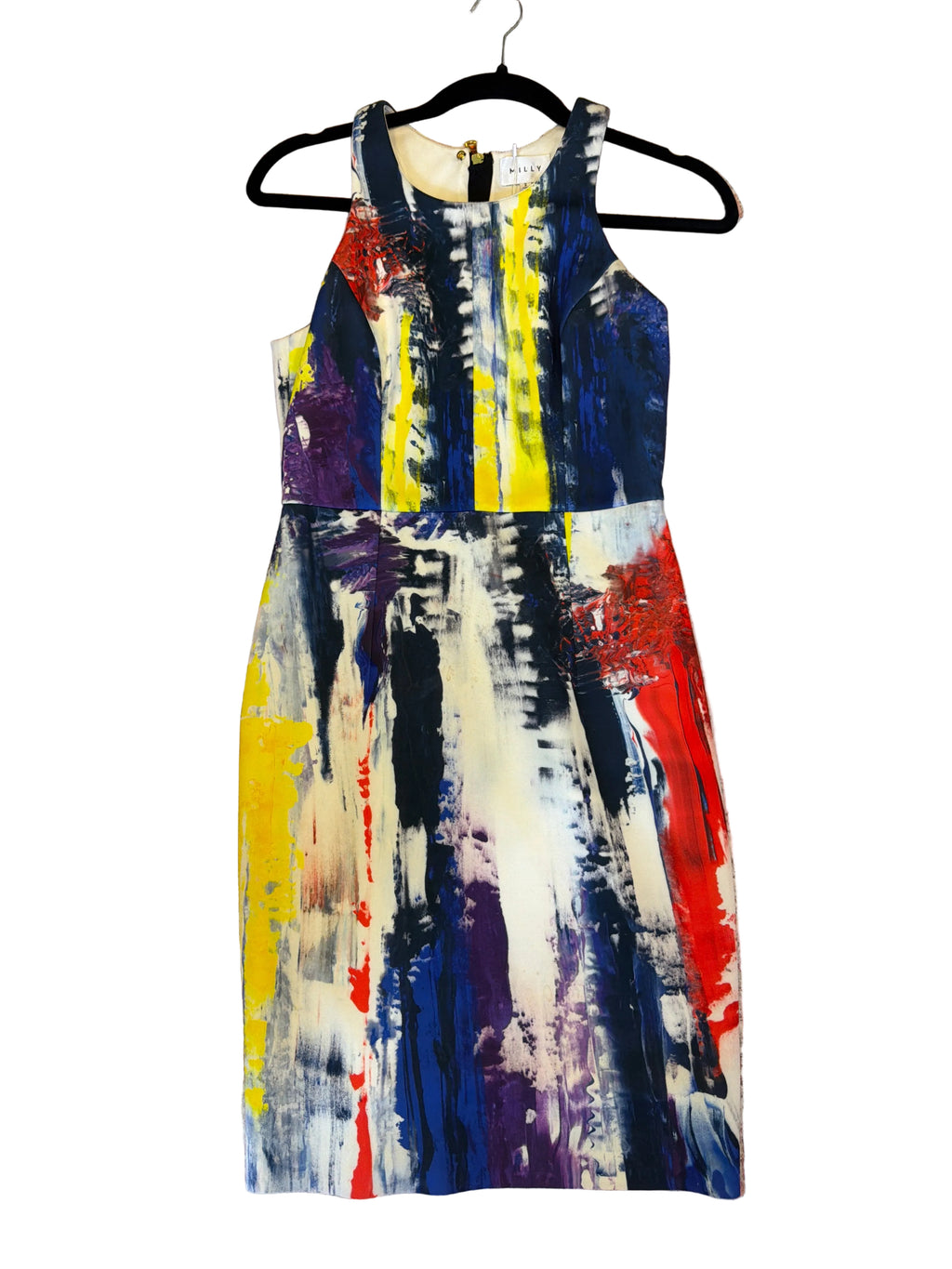Milly graffiti print racer brack dress - size 2 ￼