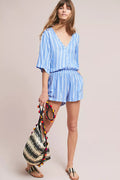 BeachGold by Anthropologie Romper Size Medium *fits up to a Large