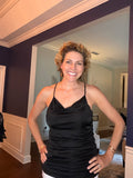 Express Size Medium Sexy Black Slouch Racerback Tank