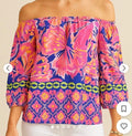 Lilly Pulitzer Sanilla Off Shoulder Top - size small