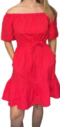 Gap Off Shoulder Pocket Dress- size small