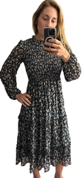 PETAL + PUP SMOCKED DRESS (4/6) NWT