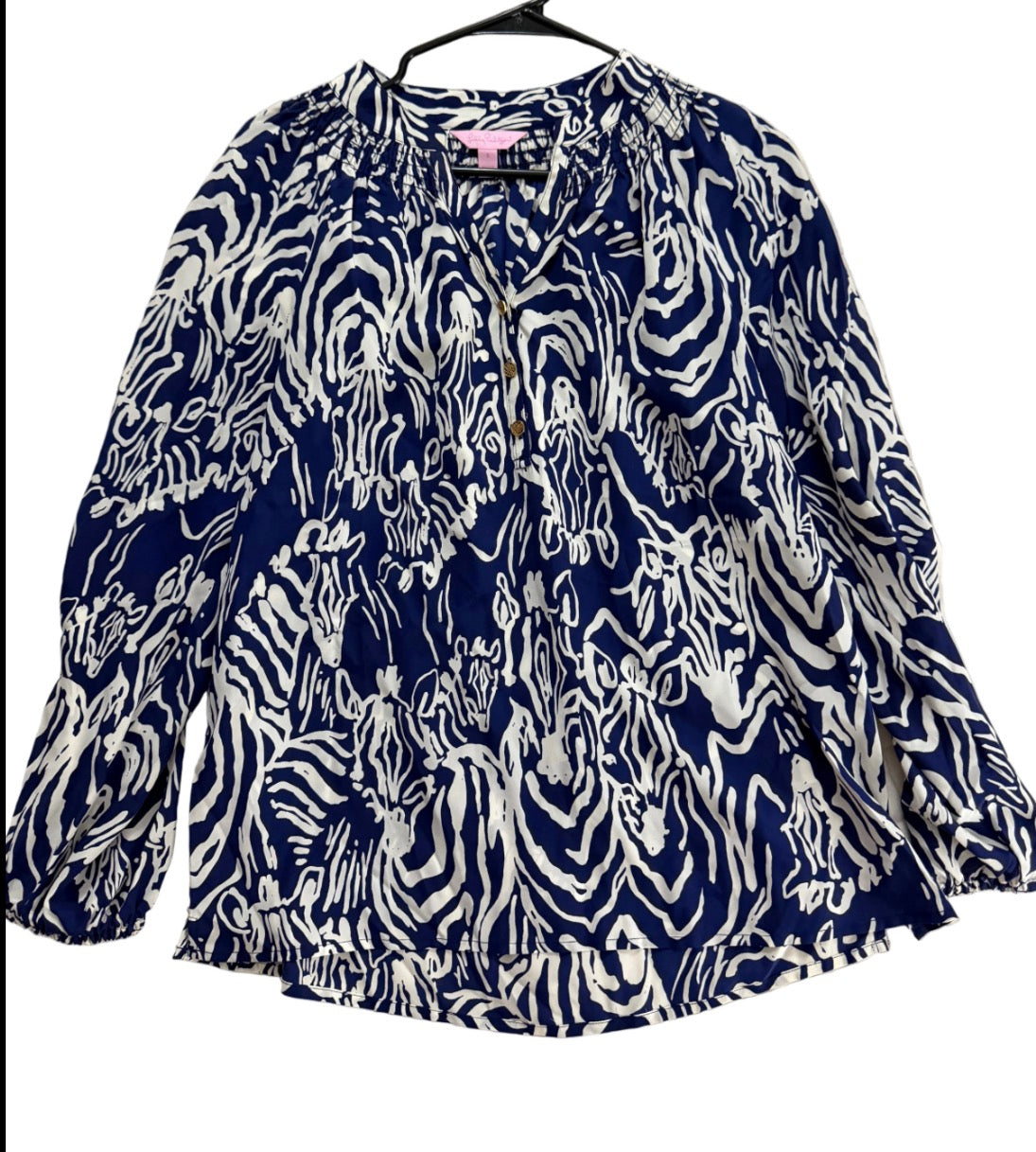Lilly Pulitzer Elsa Silk Top - size small