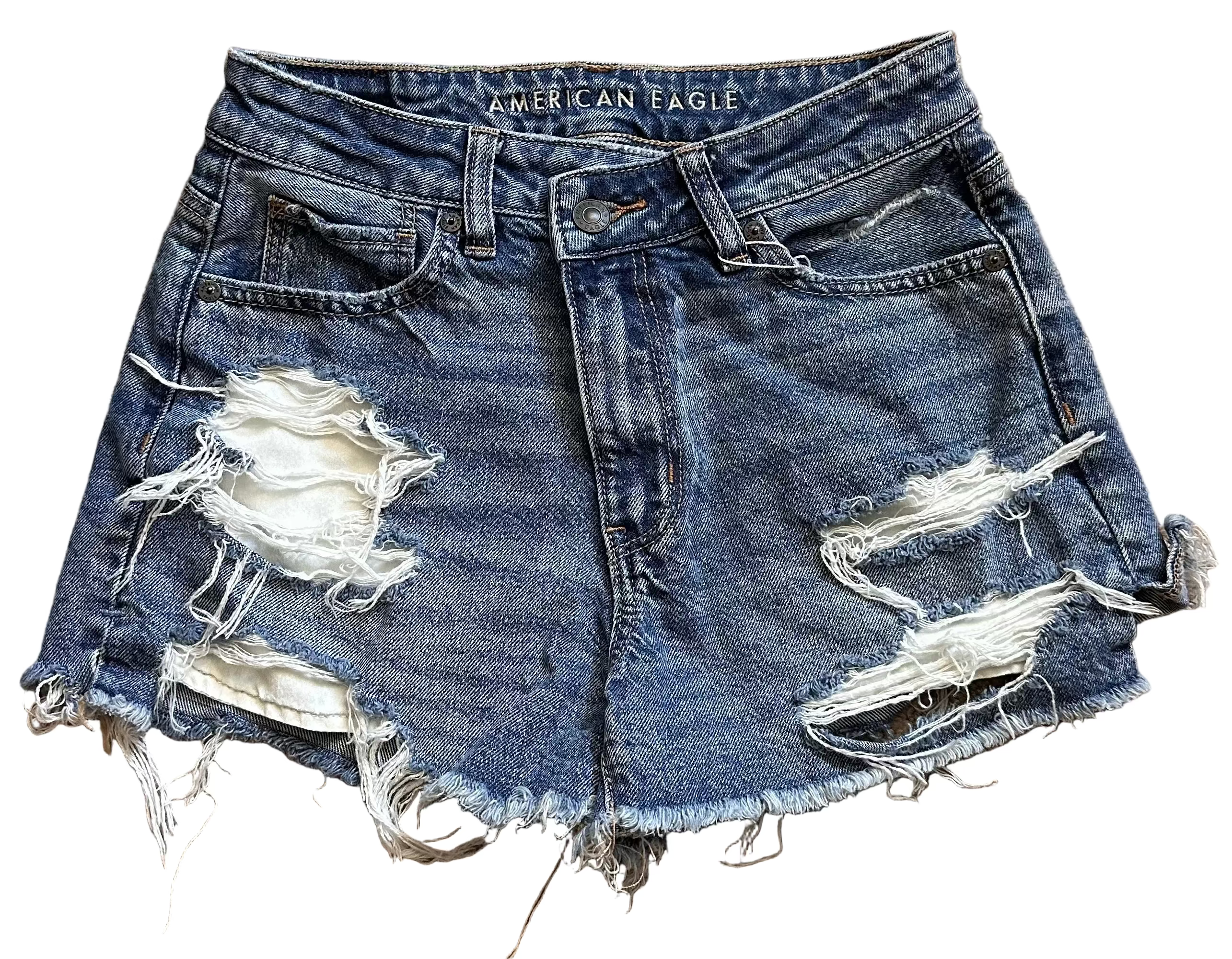 AE Distressed Shorts - size 0
