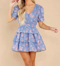 LoveShackFancy Roth Floral Mini Dress - size small