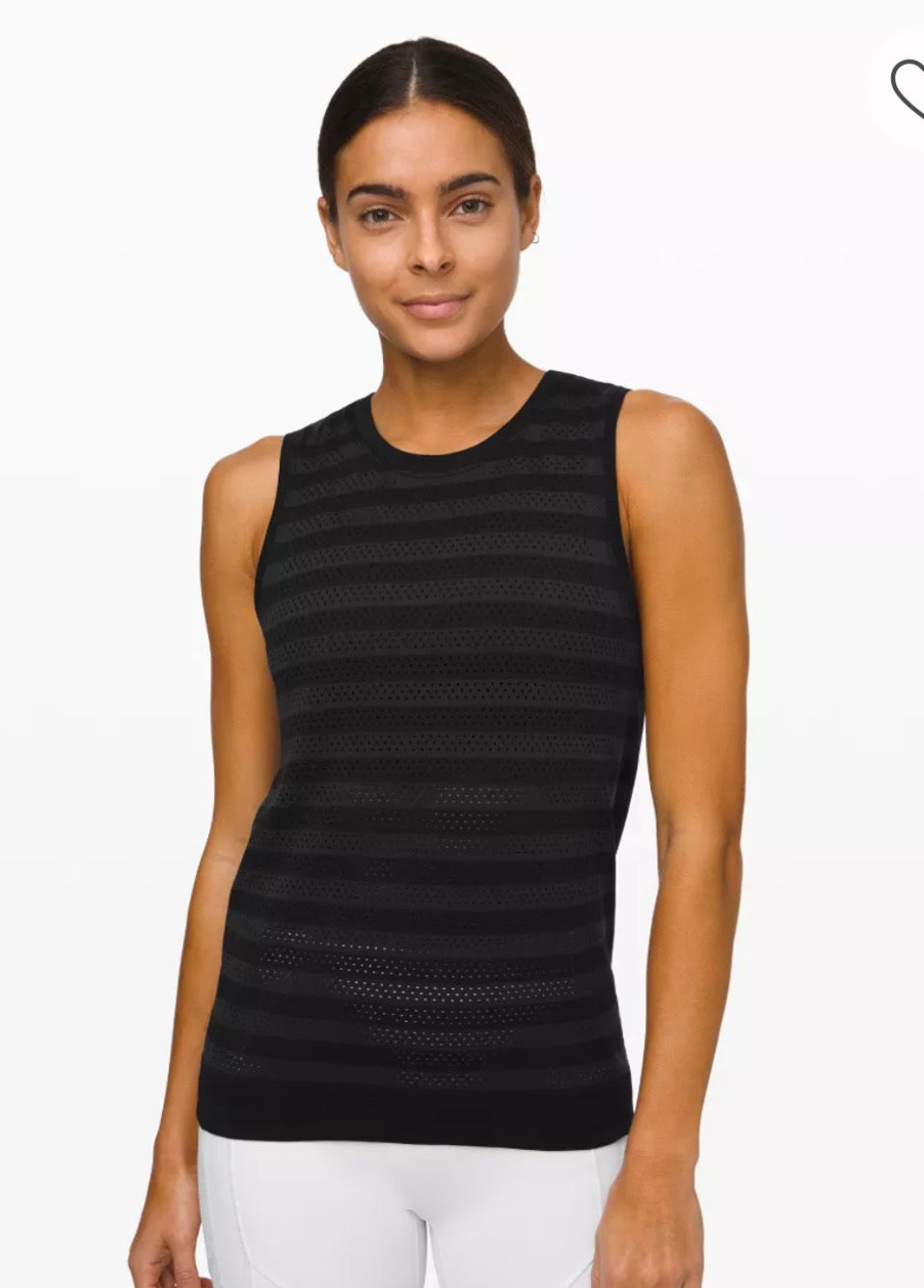 Lululemon Breeze By Striped Tank - size 6