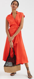 Anthropologie Maeve Open Back Midi Dress
