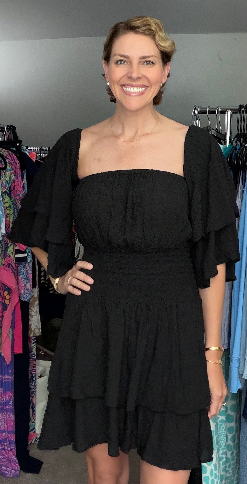 Forever 21 Ruffle Dress/ size Medium