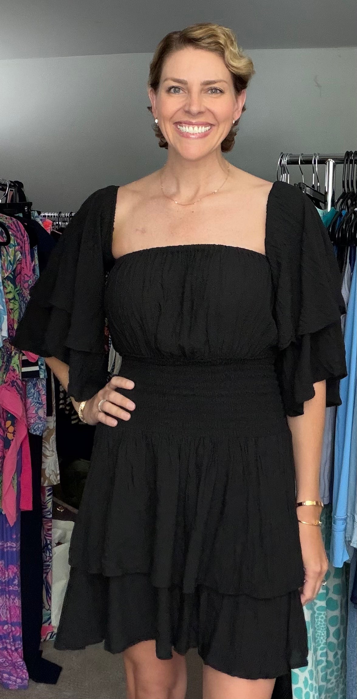 Forever 21 Ruffle Dress/ size Medium