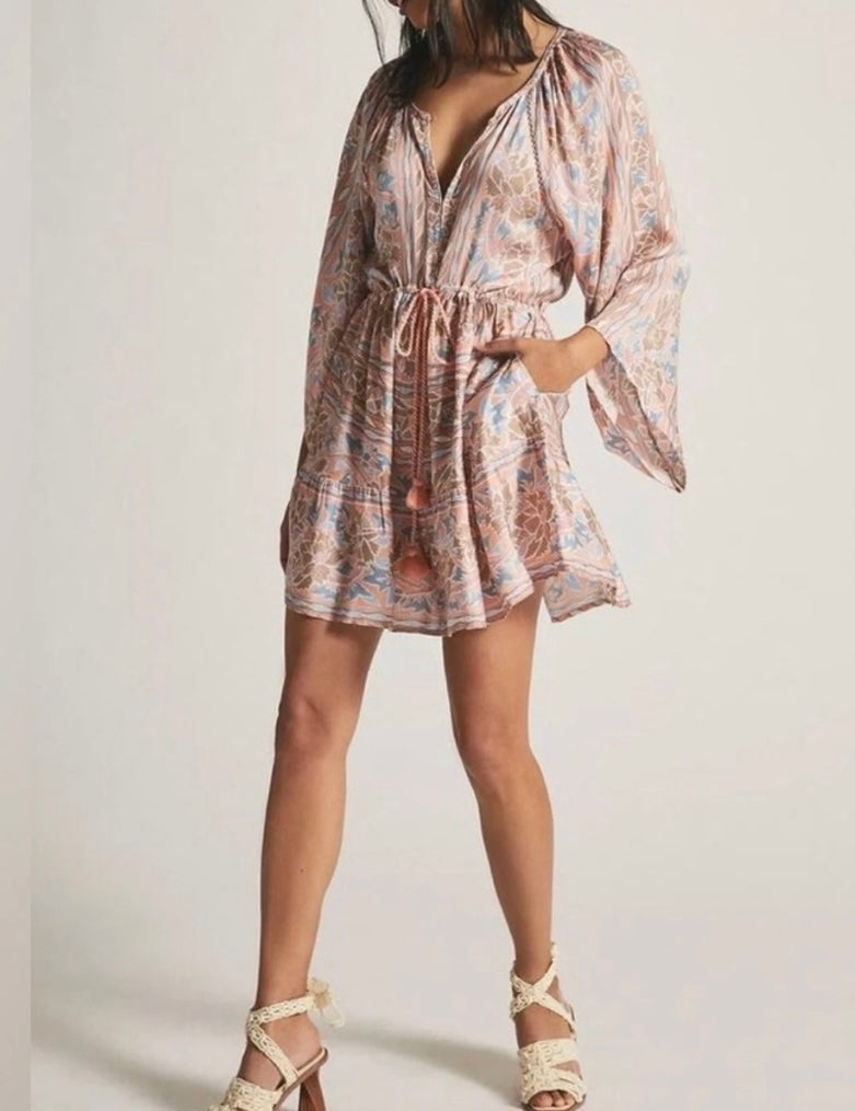 Anthropologie Tie Waist Pocket Dress