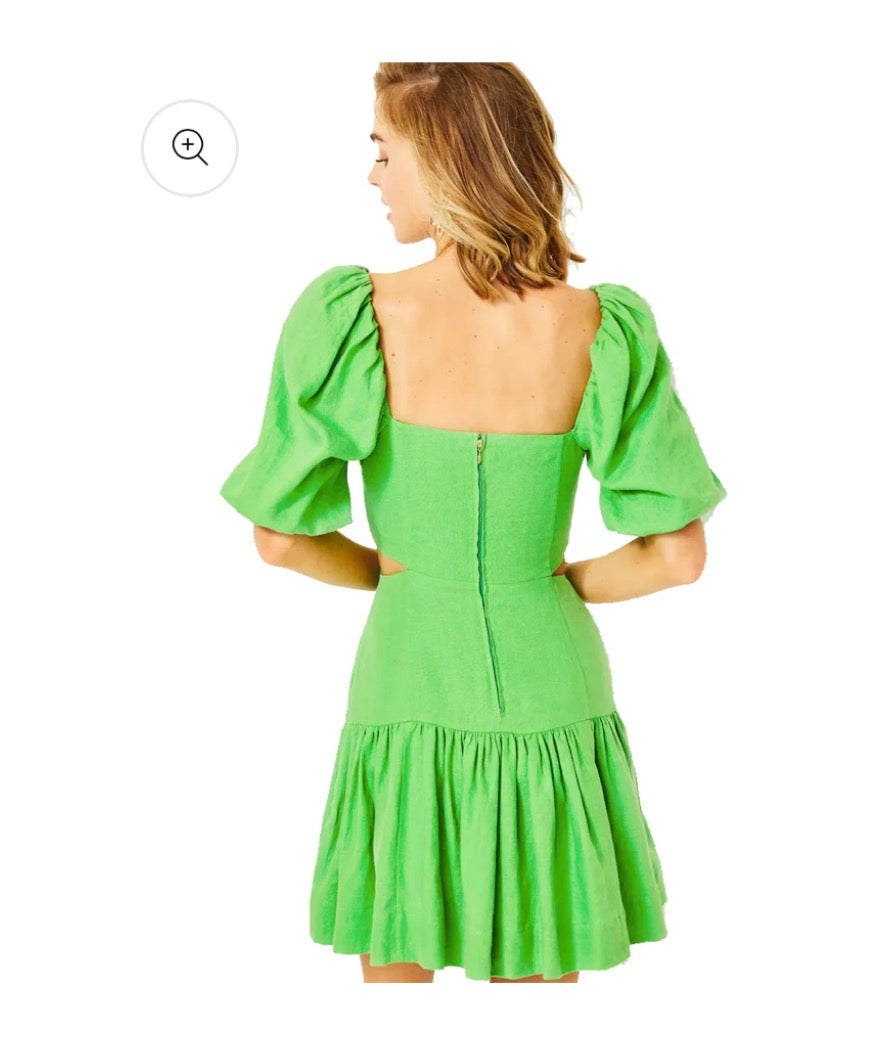 Lilly Pulitzer Kylannie Linen Mini Dress - size 10
