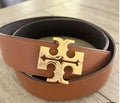 TORY BURCH MILLER REVERSIBLE LEATHER BELT (26-30")