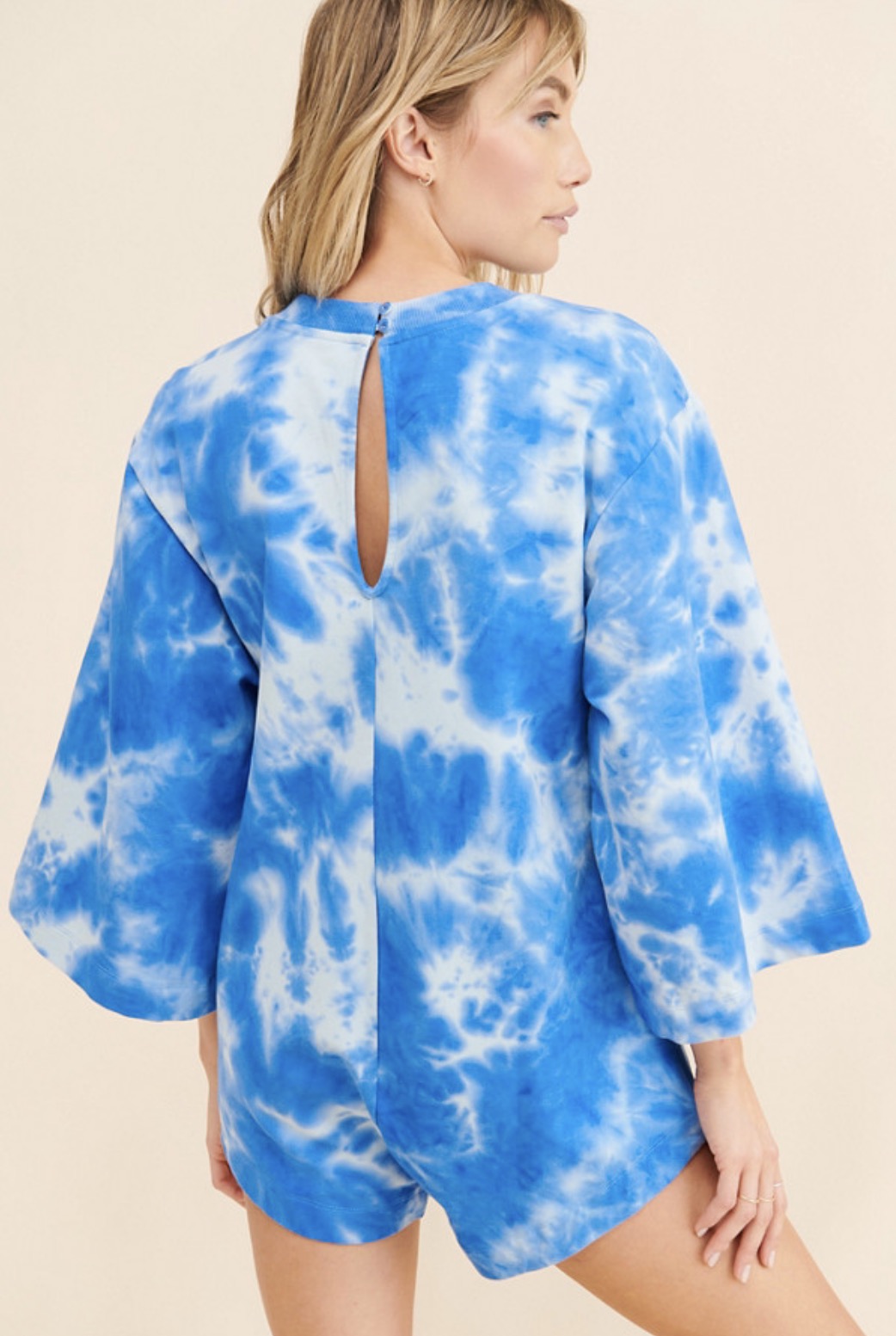 Farm Rio Radish Tie Dye Romper - size large