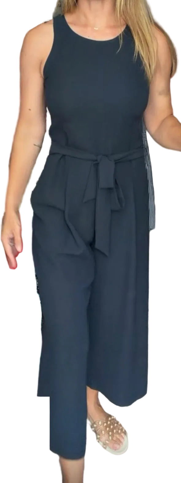 Banana Republic Tie Waist Jumpsuit- size 4