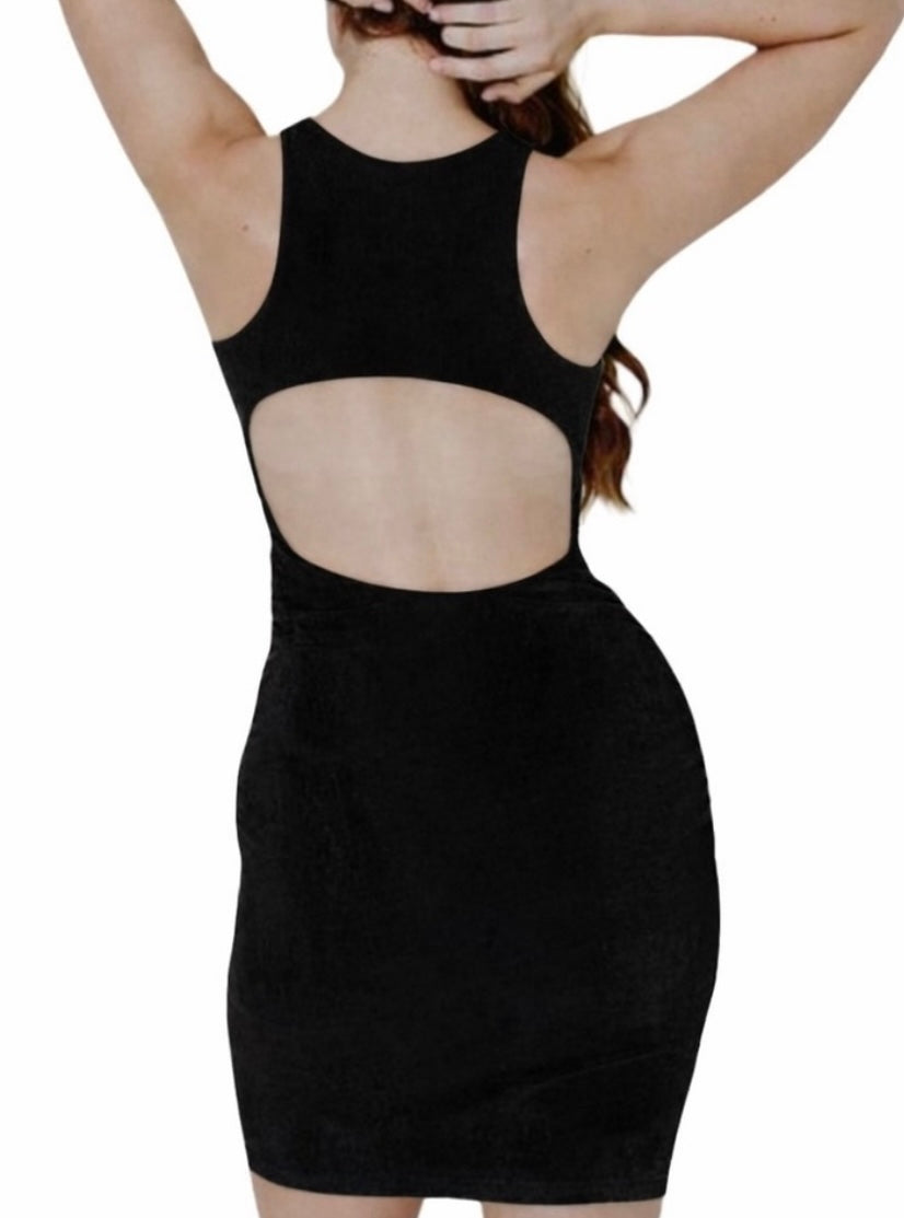 Klassy Network Little Black Dress- size Large