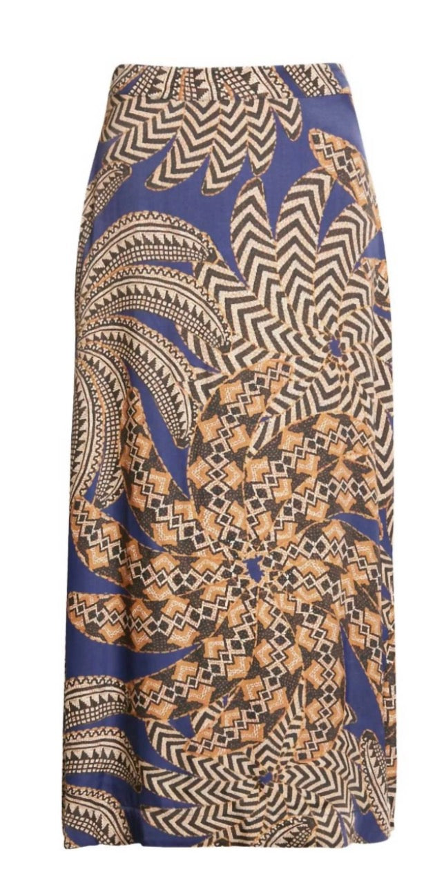 Farm Rio Yawanawa Vanahu Midi Skirt - size medium (Kim Chappell)