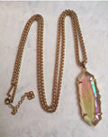 Kendra Scott Frances Opalite Rose Gold Necklace