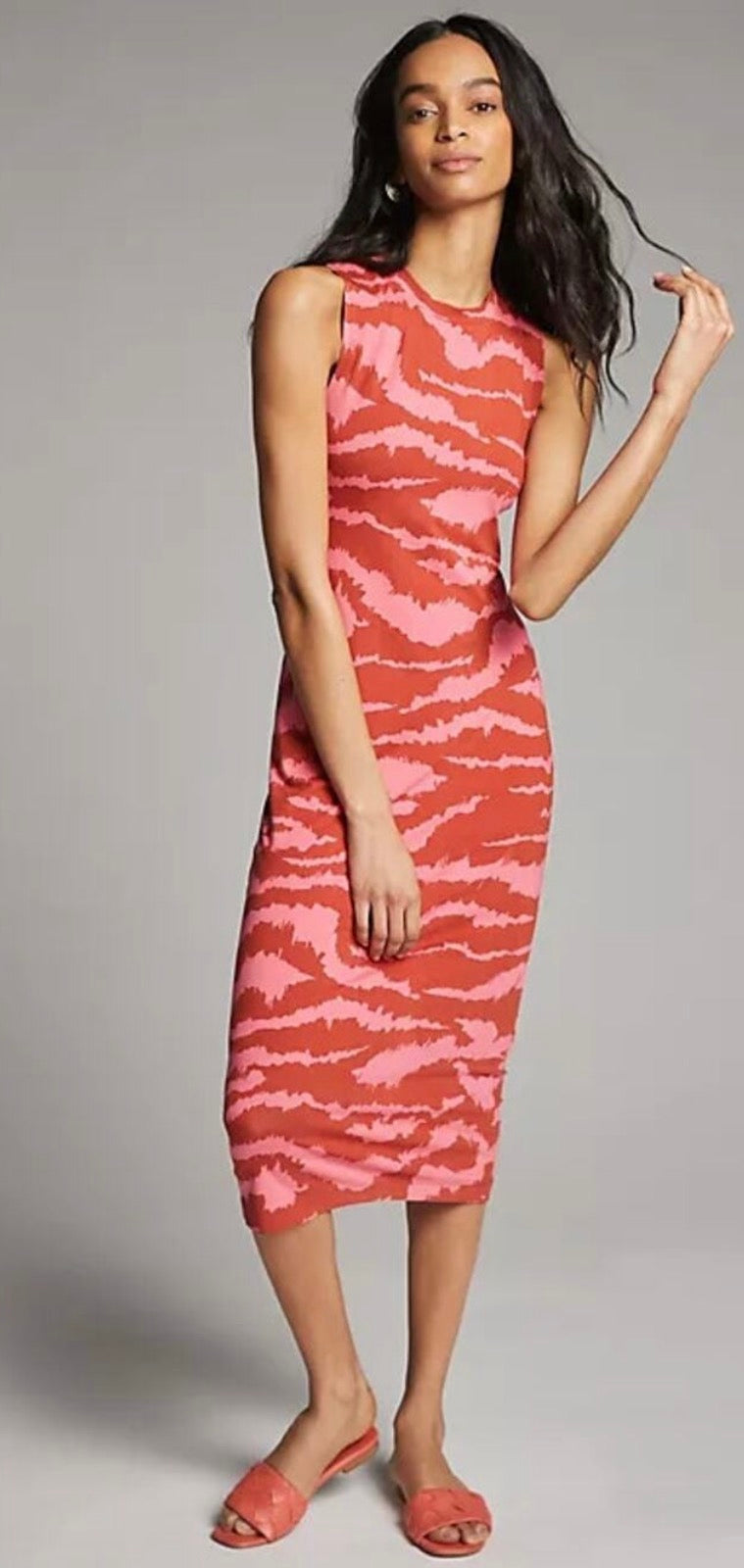 Corey Lynn Calter for Anthropologie Nicolette Midi Dress - size large