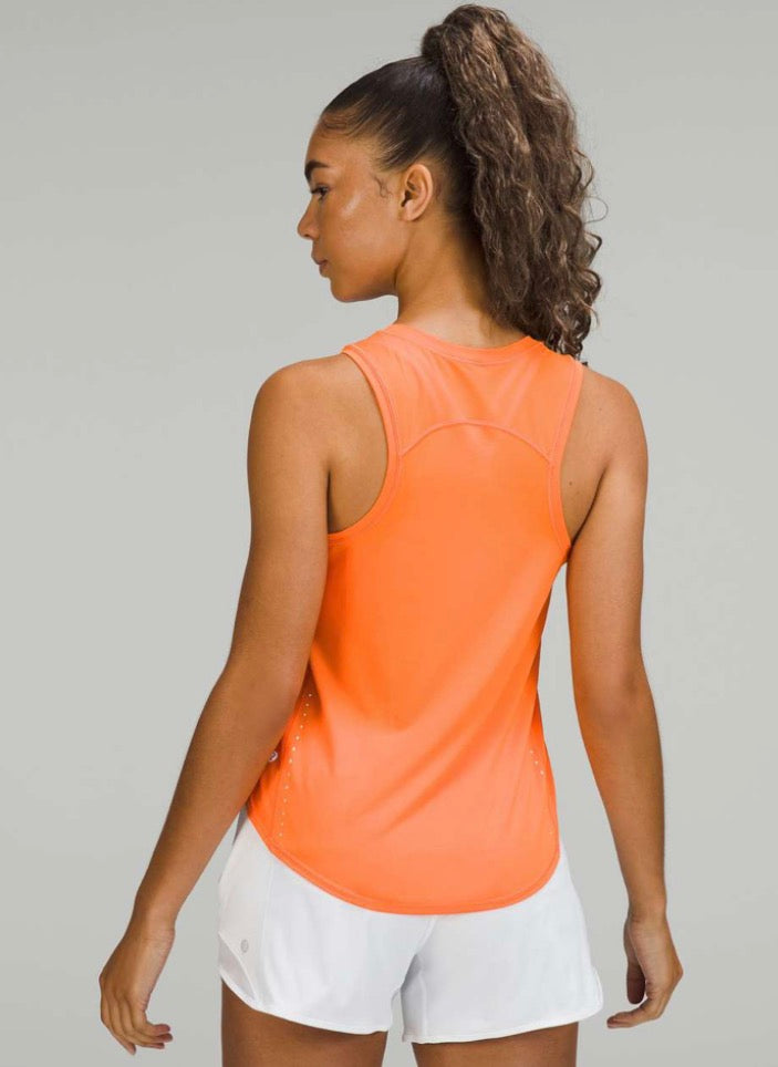 Lululemon High Neck Tank - size 4 (orange)
