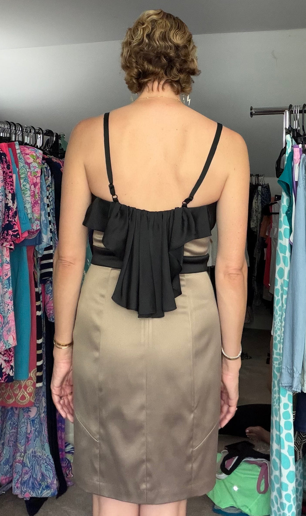 BCBG Satin Dress- size 6