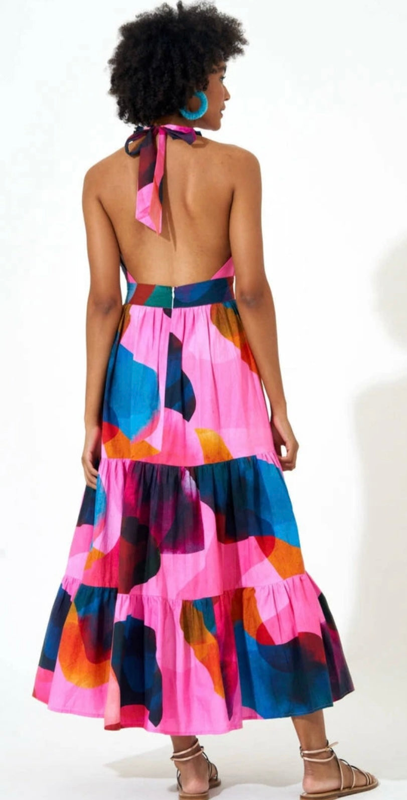 Oliphant Cross Front Maxi Dress - size XS